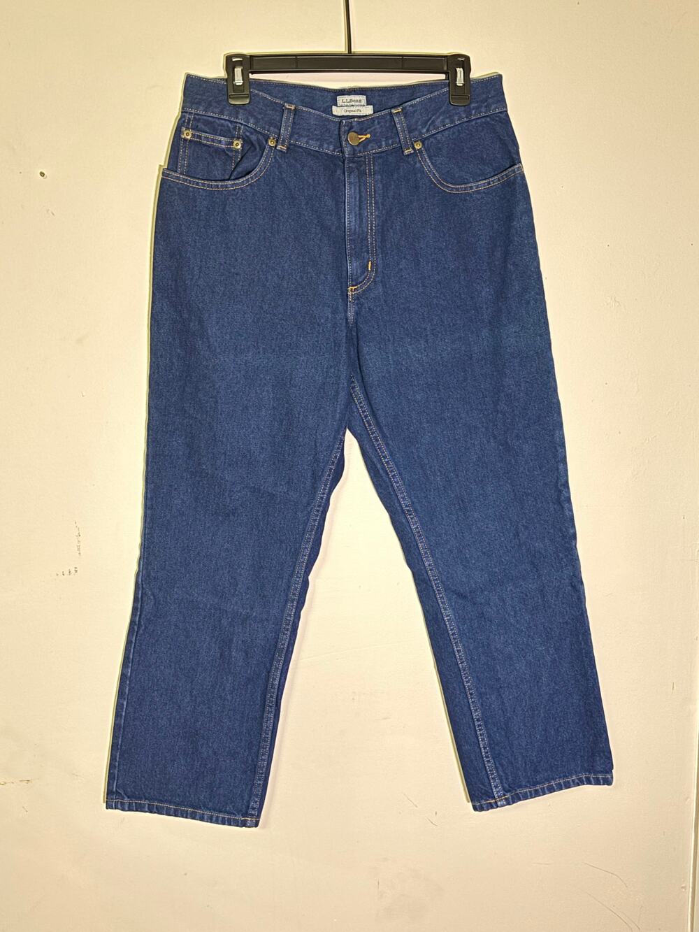 Vintage L.L.Bean Original Fit Jeans 12 Petite High Rise Mom Straight 90s